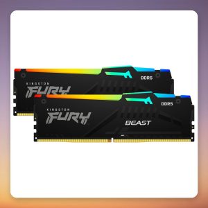 Kingston FURY Beast RGB 32 GB DDR5-5200 CL40 (2×16 GB) Intel XMP