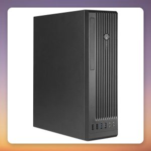 Chieftec UNI BE-10B-300 Mini-Tower Case, Black, with 300W 80 PLUS Bronze PSU
