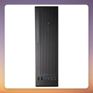 Chieftec UNI BE-10B-300 Mini-Tower Case, Black, with 300W 80 PLUS Bronze PSU