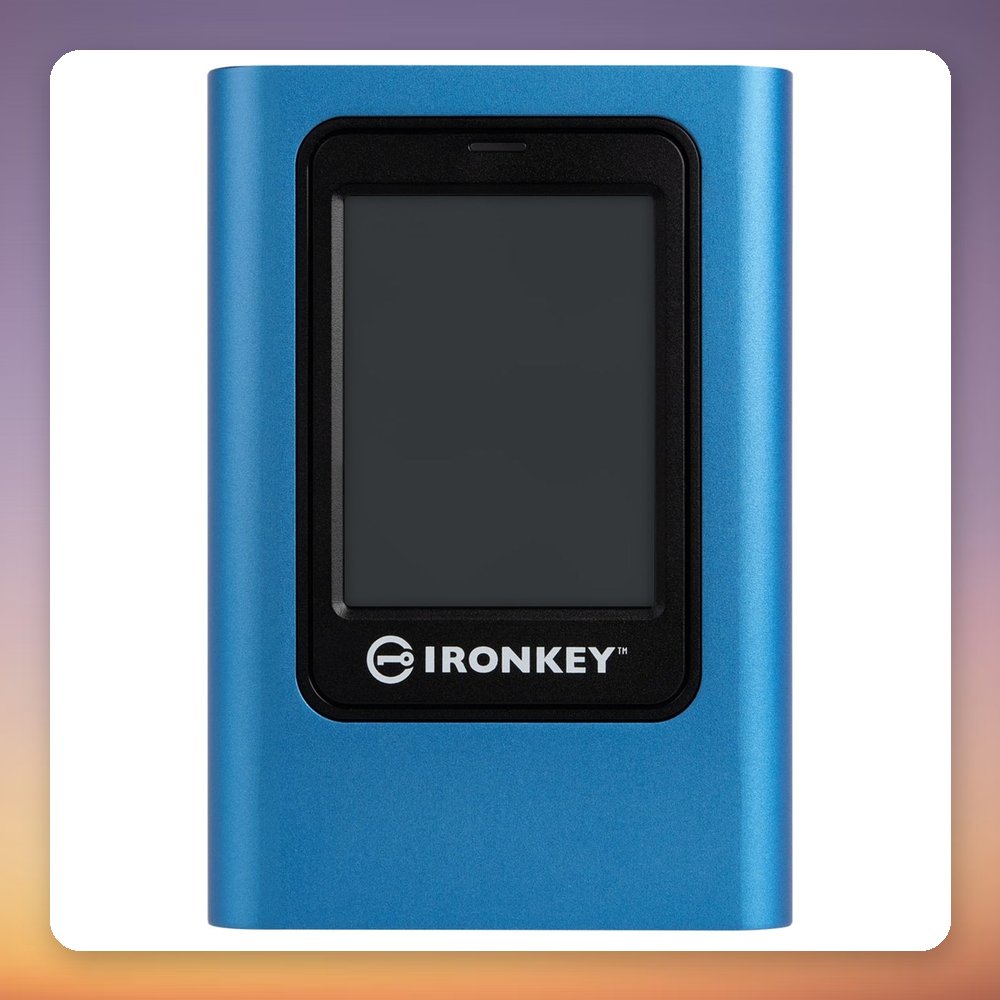 Kingston IronKey Vault Privacy 80 960 GB Encrypted External SSD, USB-C