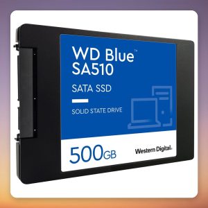 Western Digital WD Blue SA510 500 GB SATA 2.5″ SSD, 560 MB/s Read