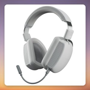 HYTE Eclipse HG10 Wireless Gaming Headset, Light Grey, USB Dongle