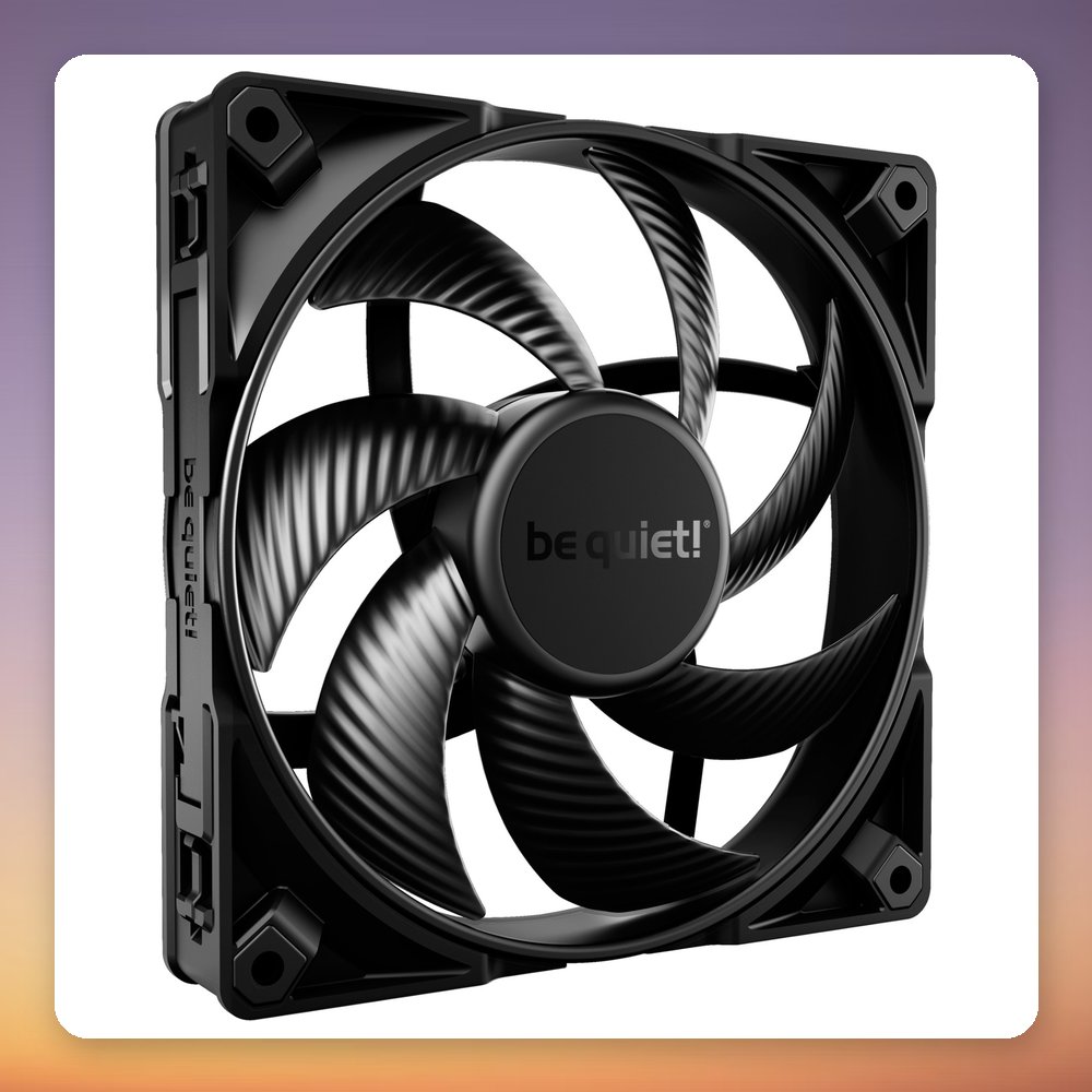 be quiet! Silent Wings PRO 4 140 mm PWM Fan, Black, 2400 RPM, Single Pack