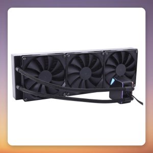 Alphacool Core Ocean T38 420 mm AIO Liquid Cooler, Black, 3x 140 mm Fans