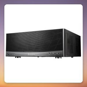 SilverStone GD11 HTPC Case, ATX/SSI-CEB, 240 mm Radiator Support, Black
