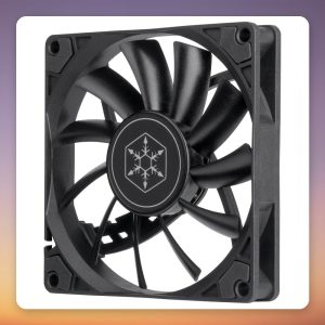 Silverstone Air Slimmer 90 92 mm PWM Slim Fan, Black