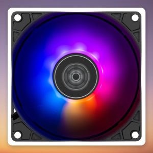 Silverstone Air Slimmer 90 ARGB 92 mm PWM Slim Fan, Black