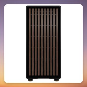 Fractal Design North Charcoal Black TG Dark ATX Mid-Tower Case, Walnut Front, Tempered Glass
