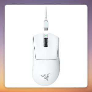 Razer DeathAdder V3 Pro Wireless Gaming Mouse, White, 30,000 DPI, 60 g