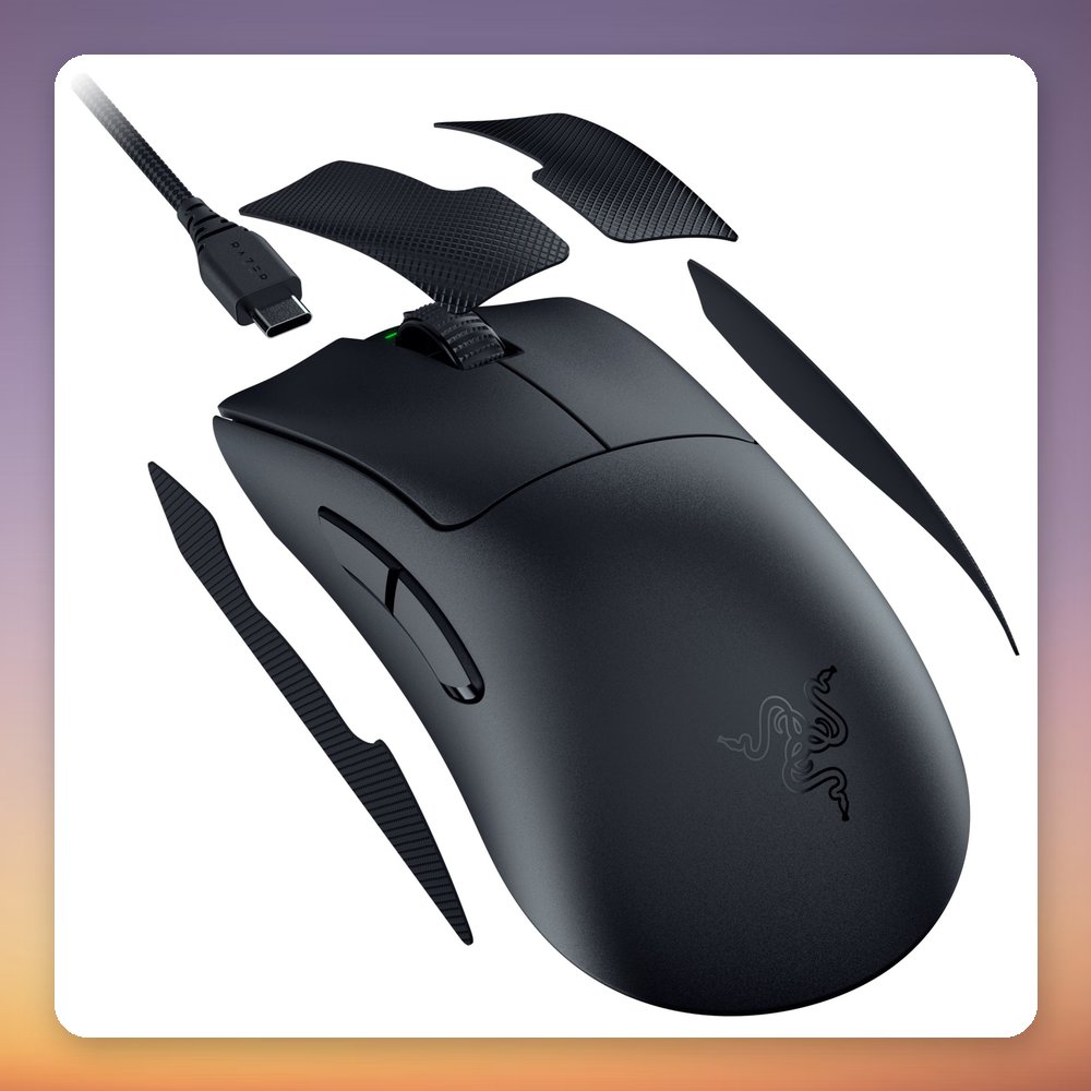 Razer DeathAdder V3 Pro 30000 dpi Wireless Gaming Mouse, 60 g, Black – image 4
