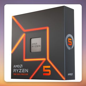 AMD Ryzen 5 7600X 6-Core 4.7 GHz AM5 Processor (Boxed, No Cooler)