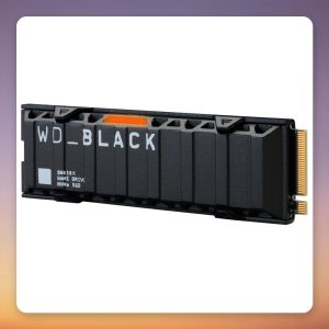 Western Digital WD Black SN850X 1 TB PCIe 4.0 NVMe M.2 SSD with RGB Heatsink
