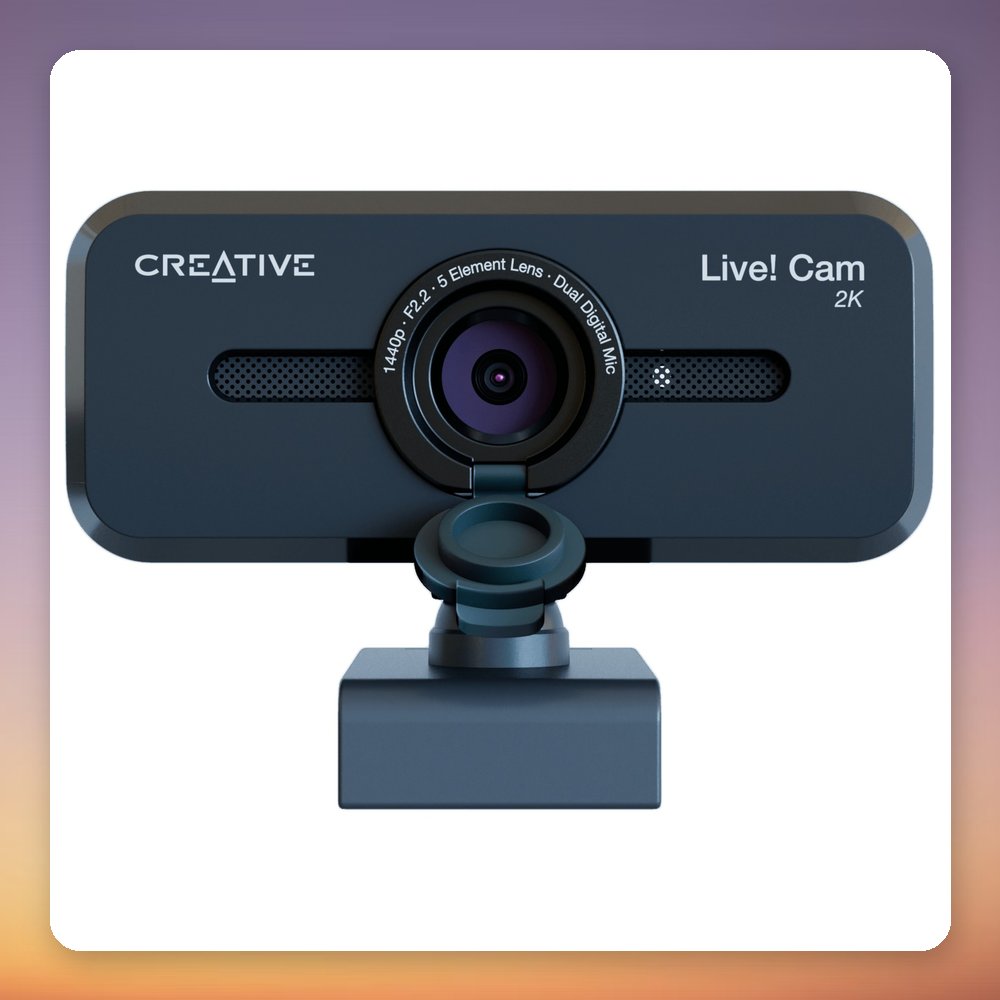 Creative Labs Live! Cam Sync V3 2K QHD USB Webcam, 5 MP, Black – image 3
