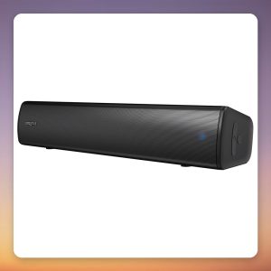 Creative Stage Air V2 2.0 Bluetooth 5.3 Desktop Soundbar, Black, USB-C