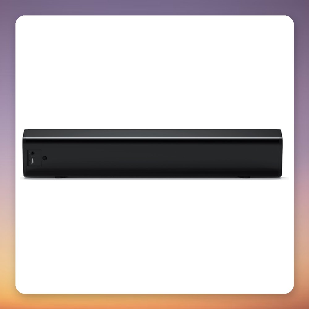 Creative Stage Air V2 2.0 Bluetooth 5.3 Desktop Soundbar, Black, USB-C – image 4