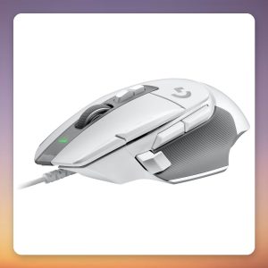 Logitech G502 X HERO 25K Wired Gaming Mouse, White, 25,000 DPI