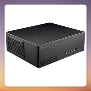 Silverstone MILO 11 SST-ML11B Slim Micro-ATX HTPC Case, Black