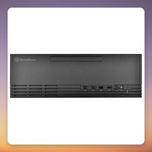 Silverstone MILO 11 SST-ML11B Slim Micro-ATX HTPC Case, Black