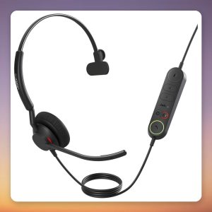 Jabra Engage 40 Link Mono USB-A UC Headset with Busylight, Black