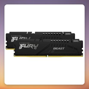 Kingston FURY Beast 32 GB DDR5-5600 CL36 (2×16 GB) Intel XMP 3.0 / AMD EXPO, Black