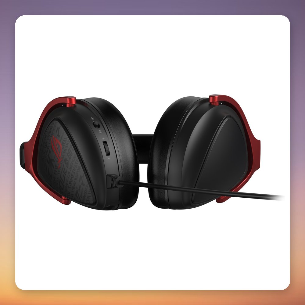 Asus ROG Delta S Core Wired Gaming Headset, 50 mm Drivers, 3.5 mm, Black/Red – image 5