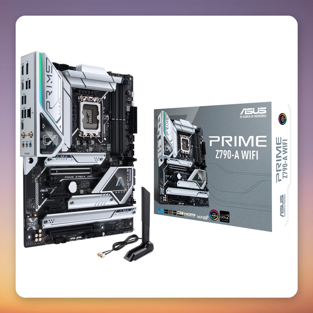 Asus PRIME Z790-A WIFI Intel Z790 ATX Motherboard, LGA 1700, DDR5, Wi-Fi 6E