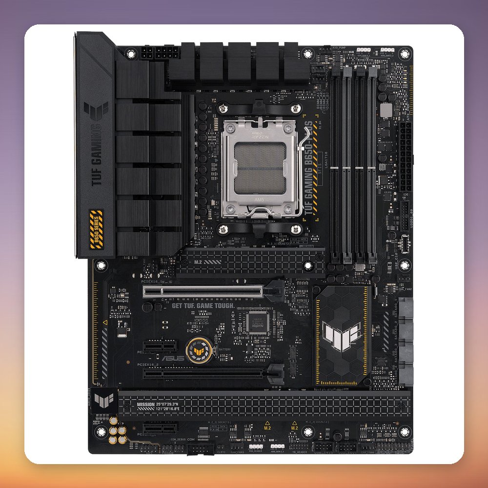 ASUS TUF Gaming B650-Plus AM5 ATX Motherboard, AMD B650, DDR5, 3x M.2