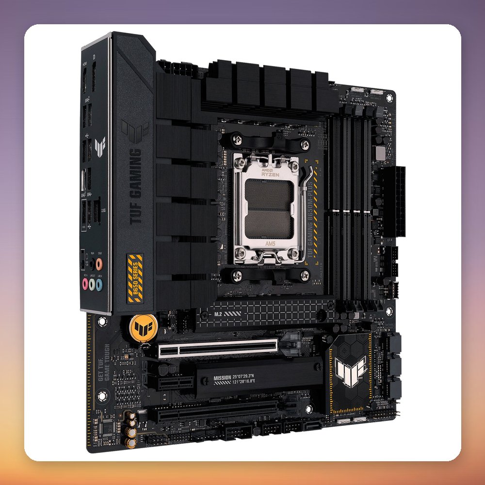 ASUS TUF Gaming B650M-Plus AM5 Micro-ATX Motherboard, AMD B650, DDR5 – image 2