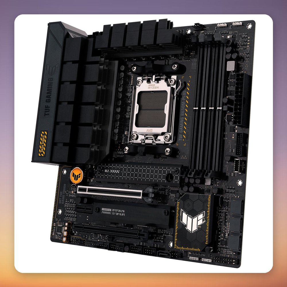 ASUS TUF Gaming B650M-Plus AM5 Micro-ATX Motherboard, AMD B650, DDR5 – image 3