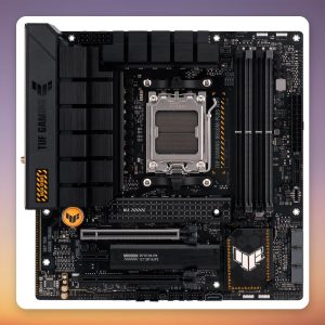 ASUS TUF Gaming B650M-Plus WiFi AM5 Micro-ATX Motherboard, AMD B650, DDR5, Black