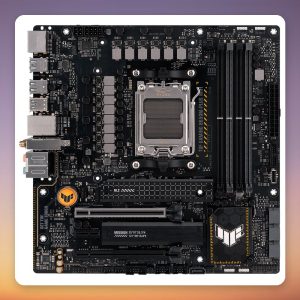 ASUS TUF Gaming B650M-Plus WiFi AM5 Micro-ATX Motherboard, AMD B650, DDR5, Black