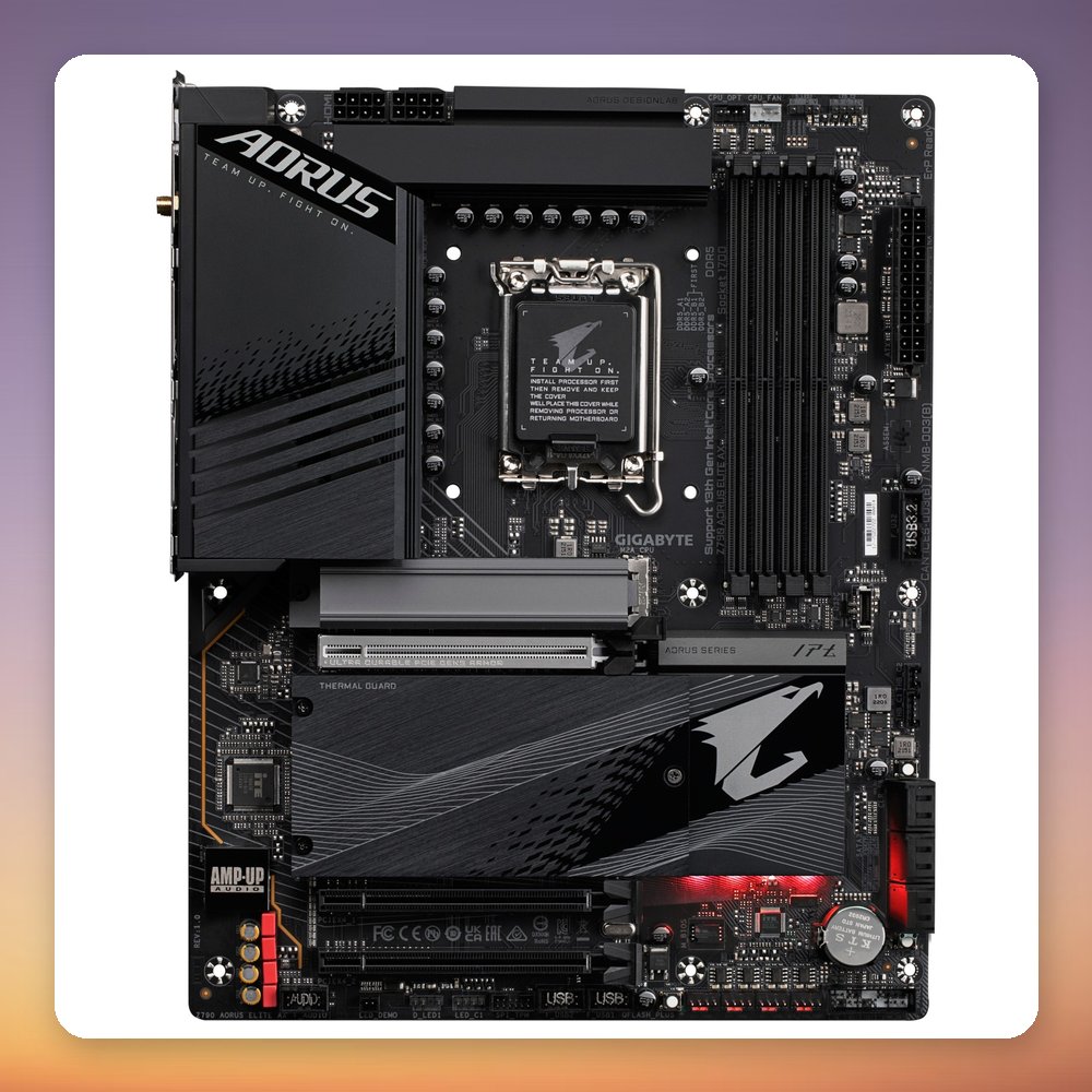 GigaByte Z790 AORUS ELITE AX Intel Z790 LGA 1700 ATX DDR5 Motherboard, Wi-Fi 6E – image 2