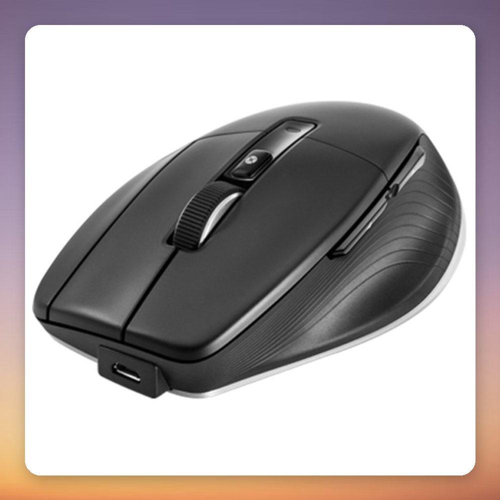 3Dconnexion CadMouse Pro Wireless 7200 DPI Right-Handed CAD Mouse, Black