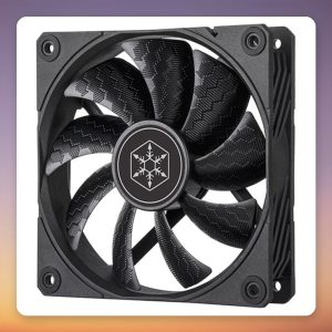 Silverstone Shark Force 120 120 mm PWM Case Fan, Black, FDB, 2,500 RPM