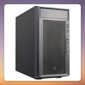 Silverstone FARA 311 Micro-ATX Mesh Front Midi Tower Case, Black