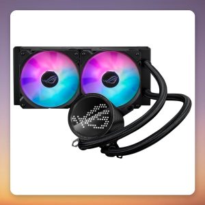 Asus ROG Ryuo III 240 ARGB 240 mm AIO Liquid Cooler, Black, Anime Matrix
