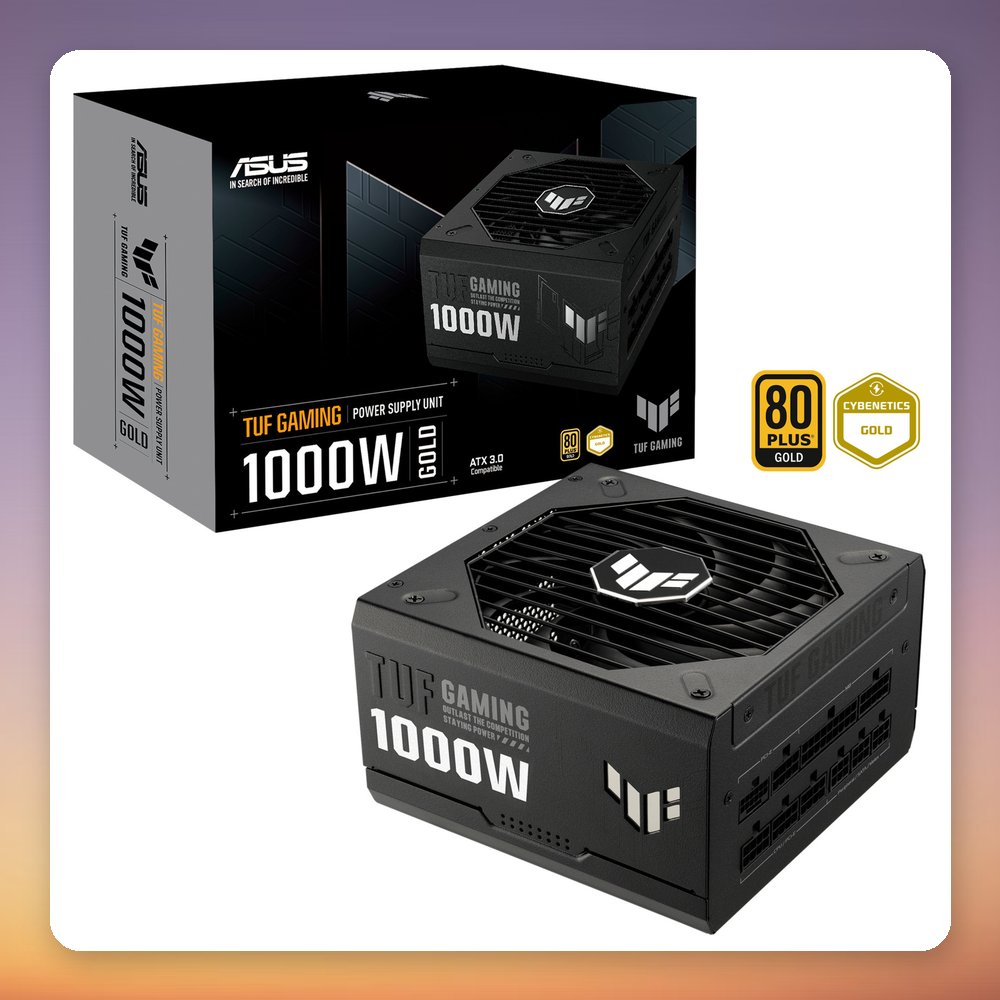 Asus TUF Gaming 1000W 80 PLUS Gold Fully Modular ATX 3.1 PSU