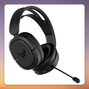 Asus TUF Gaming H1 Wireless Gaming Headset, 2.4 GHz USB-C Dongle, Black