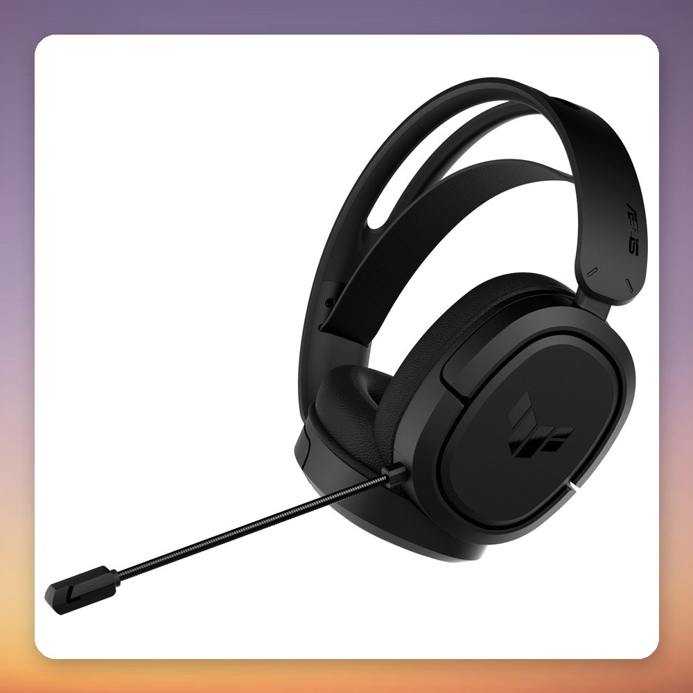 Asus TUF Gaming H1 Wireless Gaming Headset, 2.4 GHz USB-C Dongle, Black – image 2