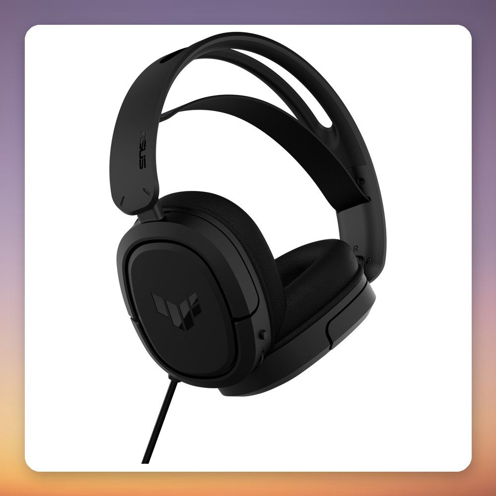 Asus TUF Gaming H1 Wireless Gaming Headset, 2.4 GHz USB-C Dongle, Black – image 3