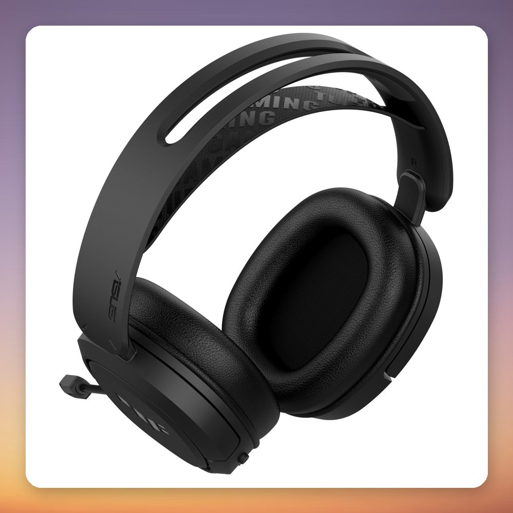 Asus TUF Gaming H1 Wireless Gaming Headset, 2.4 GHz USB-C Dongle, Black – image 4