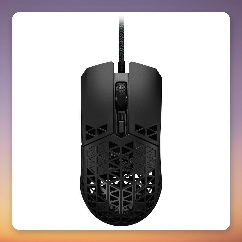 Asus TUF Gaming M4 Air 16000 DPI Wired Gaming Mouse, 47 g, Black