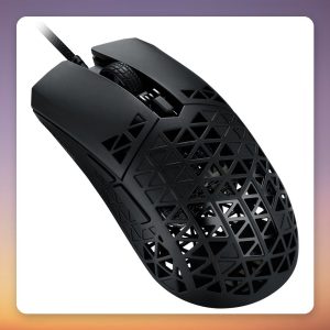 Asus TUF Gaming M4 Air 16000 DPI Wired Gaming Mouse, 47 g, Black