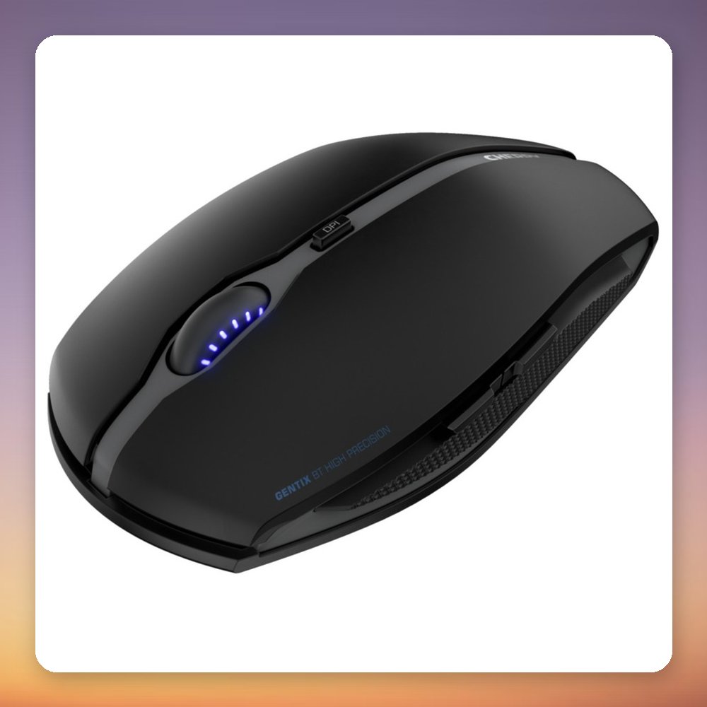 Cherry GENTIX BT Wireless Bluetooth Mouse, 2000 DPI, 7 Buttons, Black – image 2