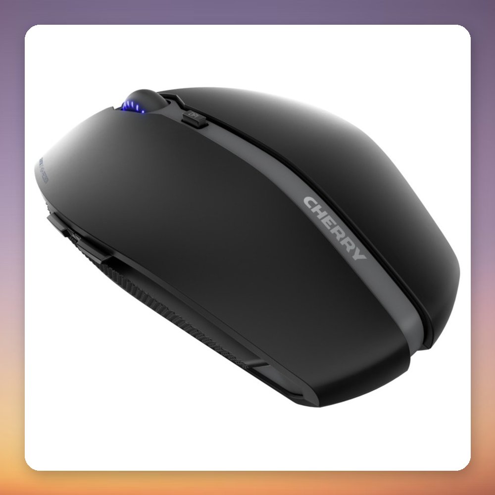 Cherry GENTIX BT Wireless Bluetooth Mouse, 2000 DPI, 7 Buttons, Black – image 3