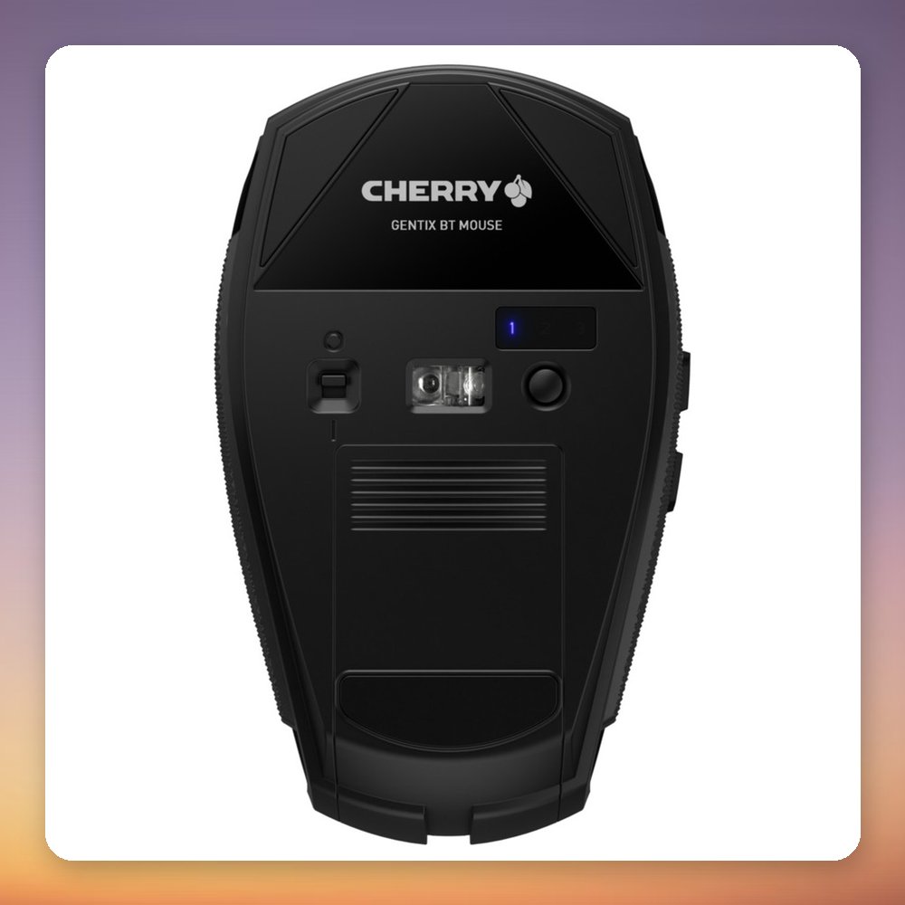 Cherry GENTIX BT Wireless Bluetooth Mouse, 2000 DPI, 7 Buttons, Black – image 5