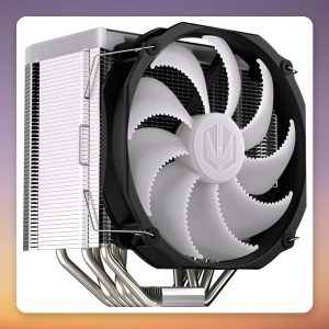 ENDORFY Fortis 5 ARGB 140 mm CPU Air Cooler, Black, 6 Heatpipes