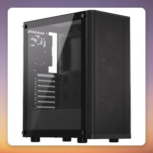 ENDORFY Ventum 200 Air ATX Mid Tower Case, Black, Tempered Glass, 4x 120 mm PWM Fans
