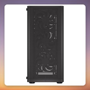 ENDORFY Ventum 200 Air ATX Mid Tower Case, Black, Tempered Glass, 4x 120 mm PWM Fans