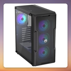 ENDORFY Regnum 400 ARGB Mid-Tower ATX Case, Black, Tempered Glass